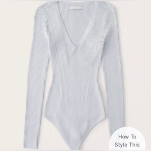 Abercrombie V Neck Sweater Bodysuit